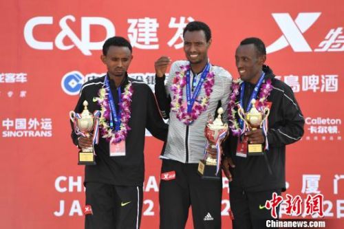 埃塞俄比亚选手包揽厦门国际马拉松赛男女前三名