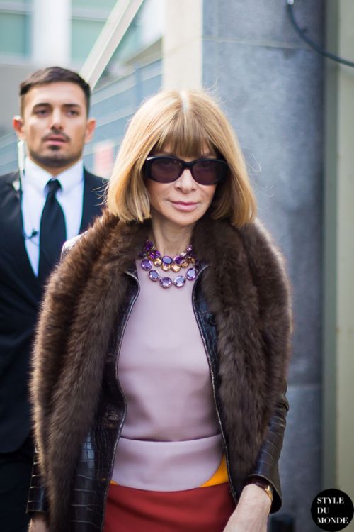 从平凡到惊艳,名媛大咖造型都靠这条皮草围脖!