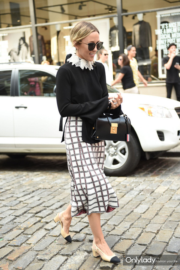 冬天穿格纹是一种魔术,原来自己可以比夏天还美!