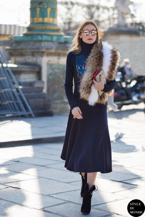 从平凡到惊艳,名媛大咖造型都靠这条皮草围脖!