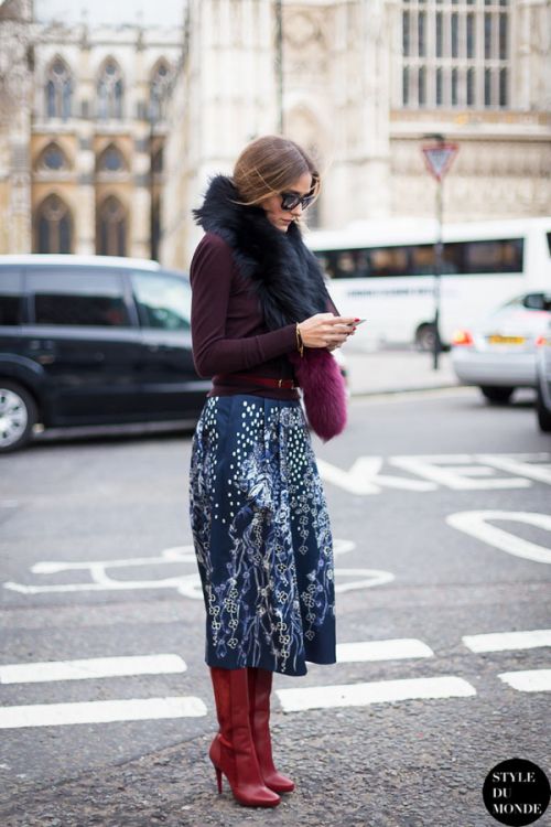 从平凡到惊艳,名媛大咖造型都靠这条皮草围脖!