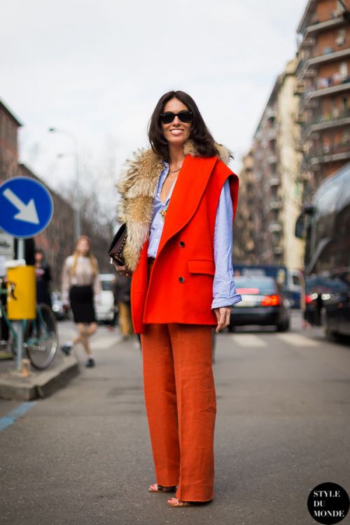 从平凡到惊艳,名媛大咖造型都靠这条皮草围脖!