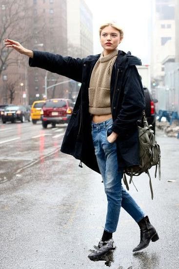 抗寒”顶配”，当属派克大衣