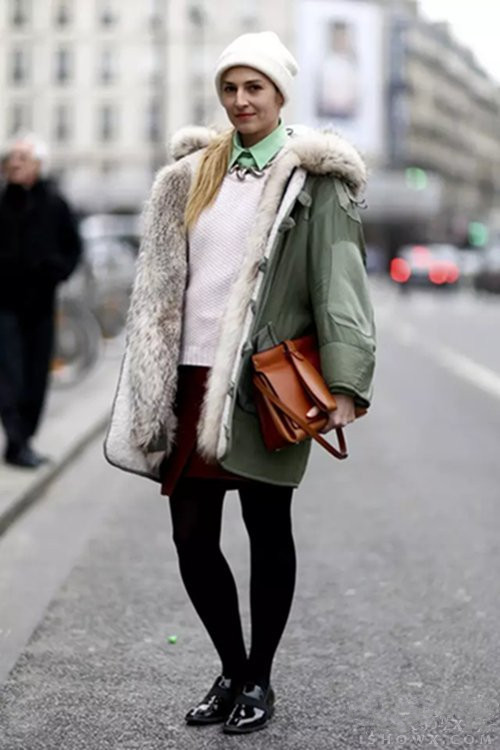 抗寒”顶配”，当属派克大衣