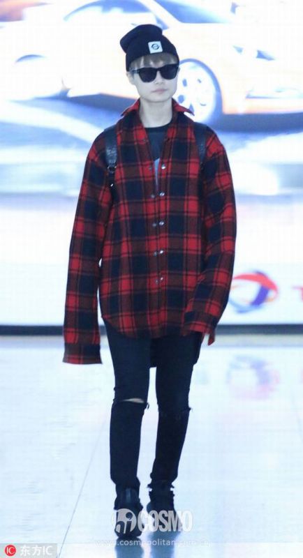 穿刘雯的格纹衬衫去上班 别人都夸我品位好