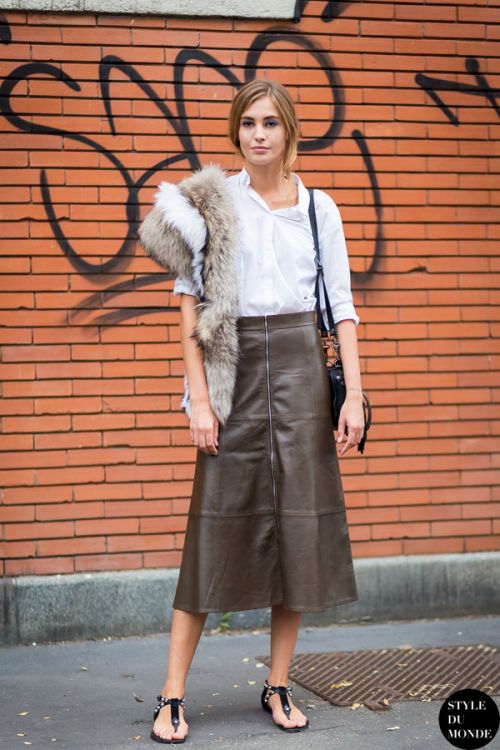 从平凡到惊艳,名媛大咖造型都靠这条皮草围脖!