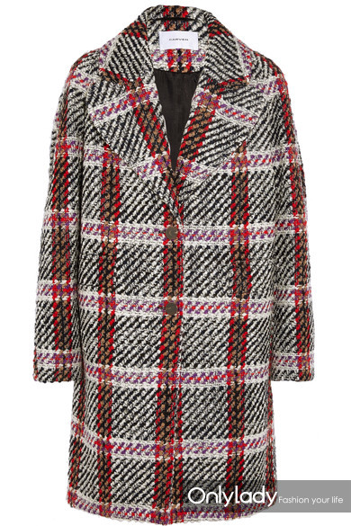 冬天穿格纹是一种魔术,原来自己可以比夏天还美!