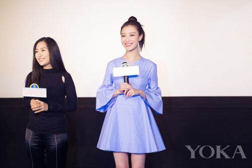 《28岁未成年》路演 倪妮短裙“凉夏”十足