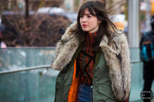 从平凡到惊艳,名媛大咖造型都靠这条皮草围脖!