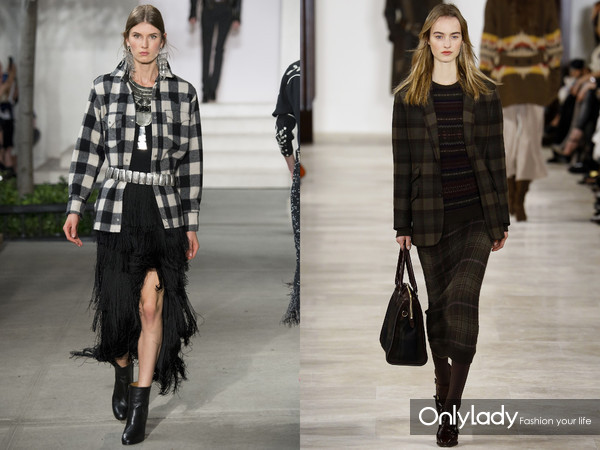 冬天穿格纹是一种魔术,原来自己可以比夏天还美!