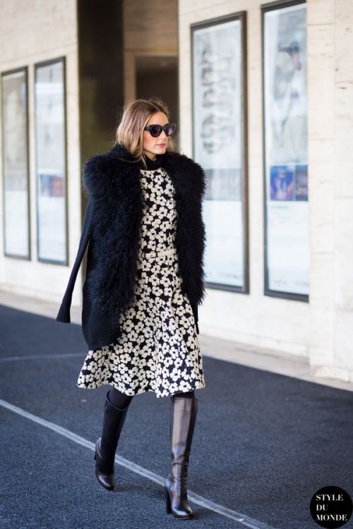 从平凡到惊艳,名媛大咖造型都靠这条皮草围脖!