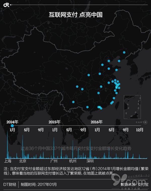 支付宝发布2016年全民账单 这个地方的人全国最壕