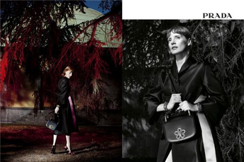 演员中的演员戏剧感出逃 Prada 2017早春广告大片释出