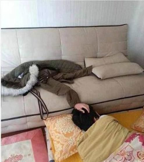 段子：姑娘这是在干嘛！