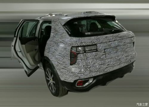 概念车还度高 LYNK&CO CX11低伪装谍照