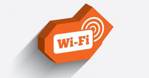 Free wifi sign. Wifi symbol. Wireless Network.