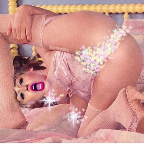 麦莉和锤弟秀恩爱秒变可爱女人!你猜她结婚会咋穿?