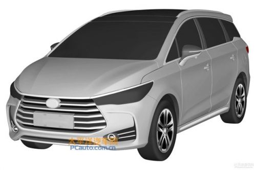 定位MPV/明年亮相 比亚迪M5专利图曝光