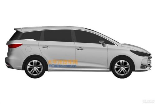 定位MPV/明年亮相 比亚迪M5专利图曝光