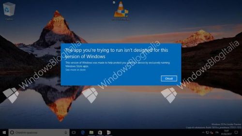 微软拟推Win10新版本：禁装外部EXE