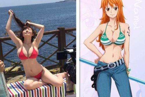 人妻版娜美波涛汹涌 怪不得小色胚那么爱吃豆腐