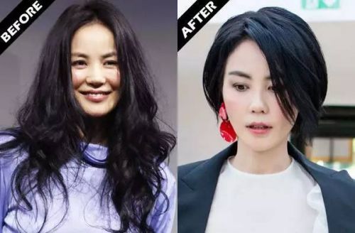 王菲剪掉长发 回到了颜值巅峰期
