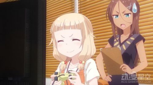 7月番《NEW GAME》第9话先行图 腹黑少女面露阴笑