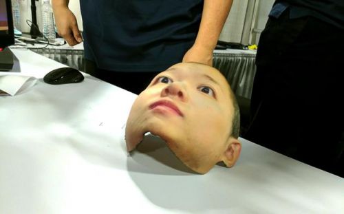 3D照相技术可打印出同款人脸 每一个毛孔都清晰可见