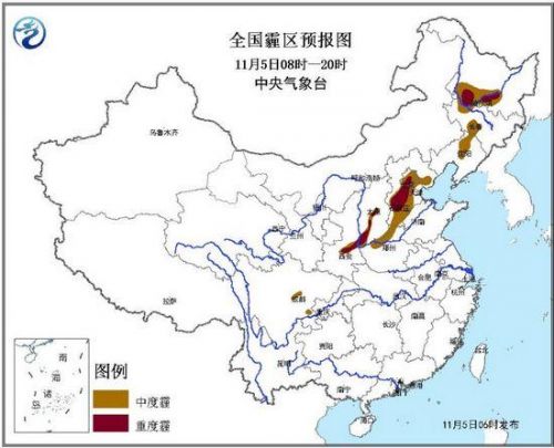 北京天津河北等地有中度霾 午后逐渐减弱或消散