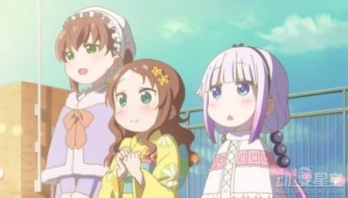 《小林家的妹抖龙》动画第11话先行图 新年也要福利满满