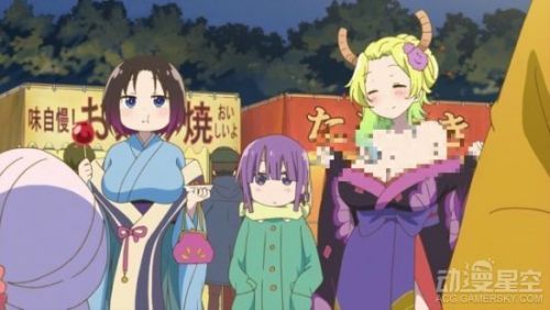 《小林家的妹抖龙》动画第11话先行图 新年也要福利满满