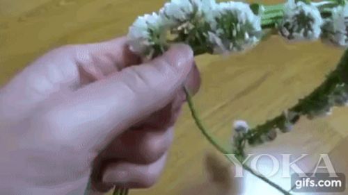 十一做最美的新娘 为自己加冕一个梦幻花环