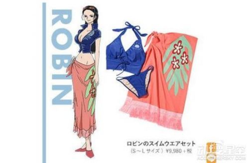 《海贼王》推出美女主题泳装 造型火辣尽显好身材
