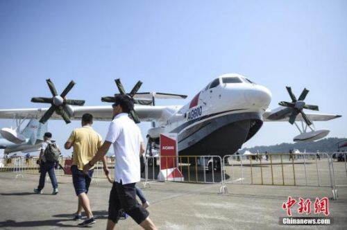 中国研制的大型水陆两栖AG600飞机今年将实现首飞