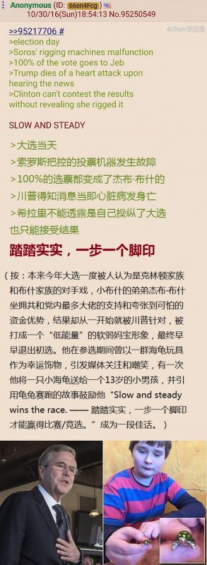 后没品时代 / 4chan笑话集：美国大选到来前的一期