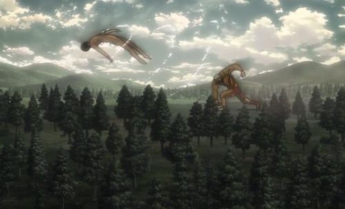 《进击的巨人》第7话剧情爆燃，艾伦VS铠之巨人！