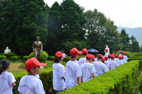 青原区青少年在井冈山开展研学之旅活动