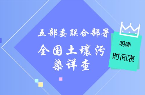 土壤污染详查全面启动 五部委联合绘就任务图