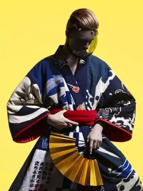 UNISTYLE | 东瀛风潮，浴衣折扇的时装演绎