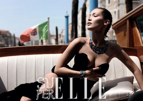 SuperELLE封面Bella Hadid 野性与优雅的对撞